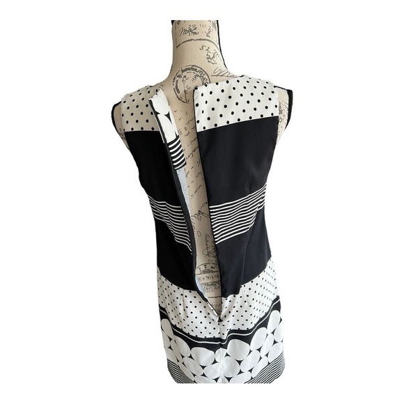 ALYX Black and White Sleeveless Shift Dress size 8 - Picture 4 of 11